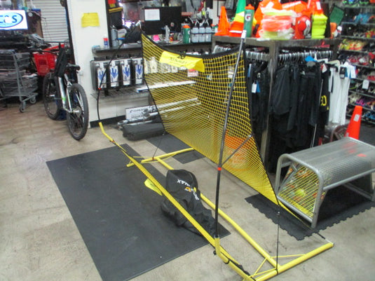 PodiuMax Upgraded Portable Soccer Trainer 2 in 1 Soccer Rebounder Net