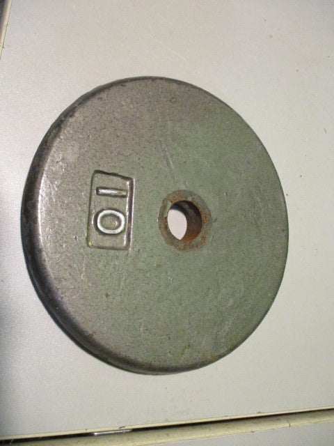Used Cast Iron 10LB Weight Plate