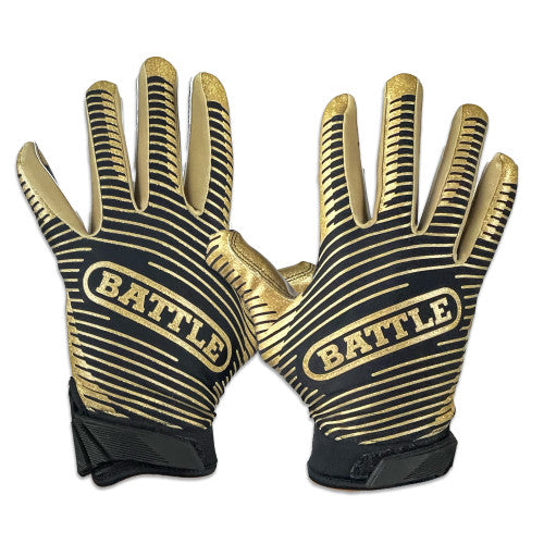 Load image into Gallery viewer, New Battle &quot;USA Glitter&quot; Doom Receiver Football Gloves Youth Size Medium
