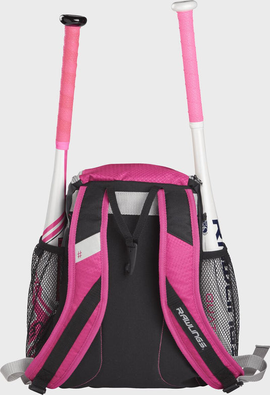 New Rawlings Youth Players Backpack - Pink