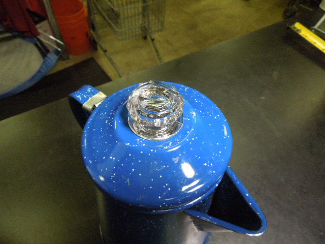 Load image into Gallery viewer, Used GSI Outdoors Enamelware 8 Cup Coffee Percolator
