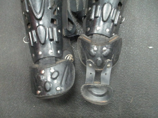 Used Rawling Cool Flo Catchers Shin Guards Size Adult