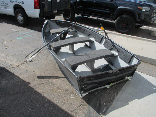 Load image into Gallery viewer, Used 12 FT FOLDING PORTA BOTE Boat With Paddles (Needs TLC)
