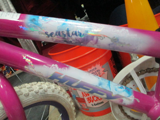 Used Huffy Seastar 16" 1 Speed Kids Bike W/ Training Wheels