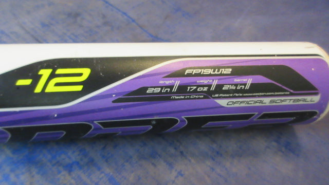 Load image into Gallery viewer, Used Easton Wonder 29&quot; (-12) Composite Fastpitch Bat
