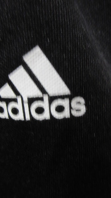 Used Adidas Elastic Bottom Baseball Black Pants Size Youth Medium