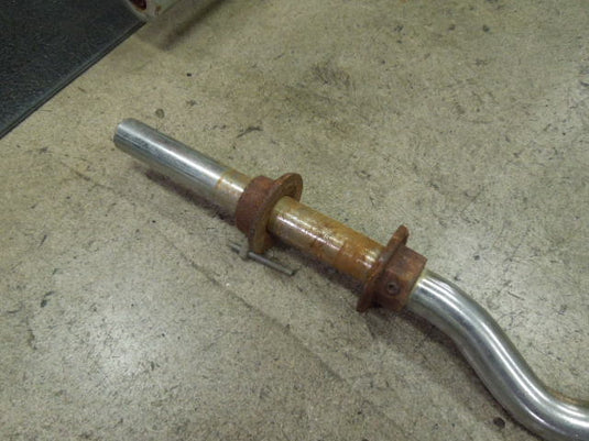 Used Standard Ez Curl Bar with Screw Locks Heavy Rust