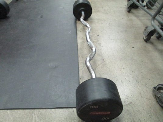 Used Star Trac 100LB Fixed Curl Bar