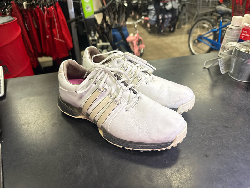 Load image into Gallery viewer, Used Adidas Tour360 SuperFeet Leather Golf Shoes Size 9.5
