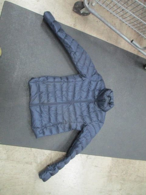 Used Small Dark Blue Winter Puffer Jacket
