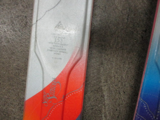 Used K2 Superstitious 153Cm Downhill Skis With Marker Bindings