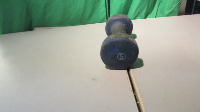 Load image into Gallery viewer, Used 5 lb Blue Neoprene Dumbbell
