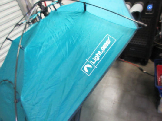 Used Lightspeed Outdoors Quick Cabana Beach Tent Sun Shelter