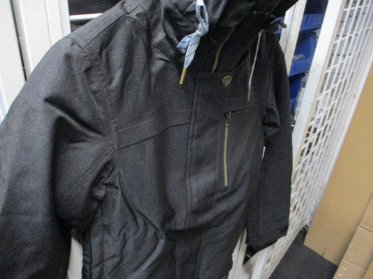 New Women's Pulse Aries Insulated Snow Jacket Size Medium - Black Denim