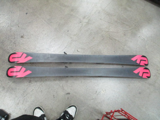 Used K2 Missy 139CM Junior Downhill Skis W/ Marker Bindings