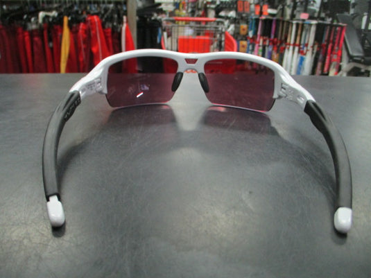 Used Oakley Flak 2.0 White/Black Sunglasses