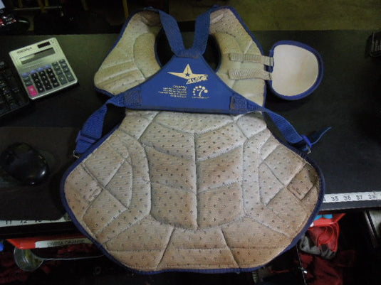 Used All Star System 7 CP30PRO Catchers Chest Protector in Royal Blue