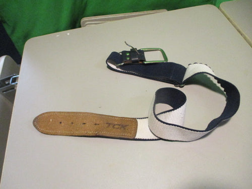 Used TCK Adult Dark Blue Baseball Belt