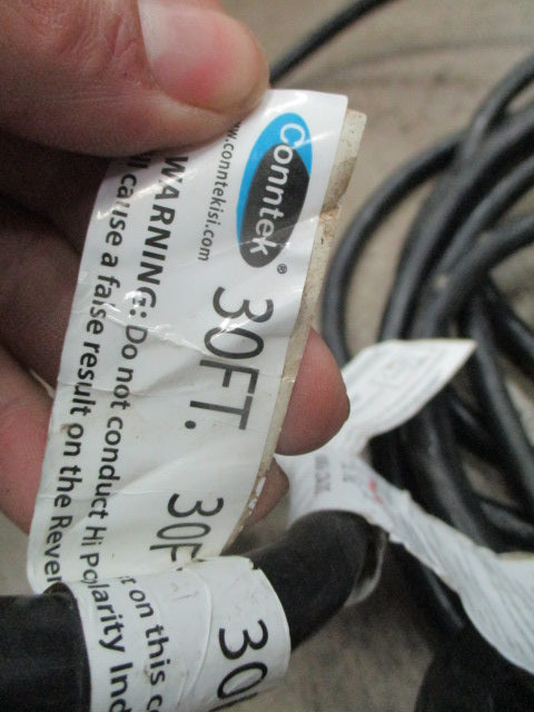 Used Conntek 30 Amp 30 ft RV Power Extension Cord with Reverse Polarity