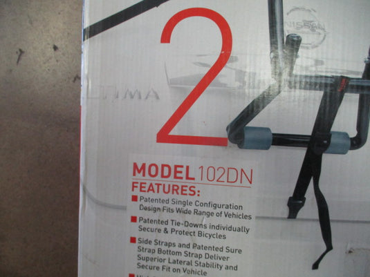 Allen Sports Deluxe 2-Bike Trunk Mount Rack, Model 102DN-R