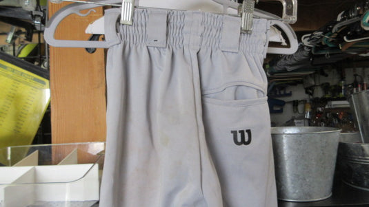 Used Wilson Elastic Bottom Baseball Pants - Size Youth Small