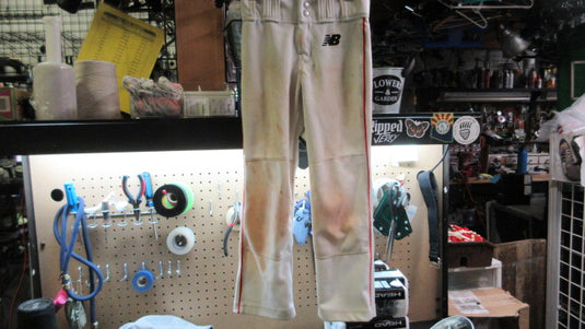 Used New Balance Open Bottom Baseball Pants - Size Youth Small