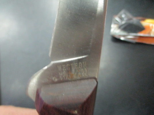 Used Western Wrap 16 4" Hunting Knife