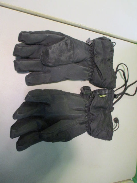 Used Dakine Size XL Black Snow GLOVES GORTEX
