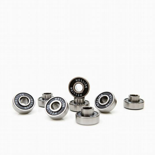 Load image into Gallery viewer, New White Wave Hellion Skate Bearings ABEC 9 Set of 8

