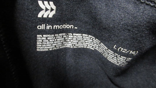 All In Motion Black Shorts Youth Size Large - Like New