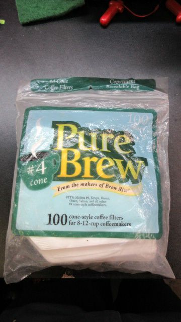 Load image into Gallery viewer, Used Pure Brew #4 Cone Coffee Filter

