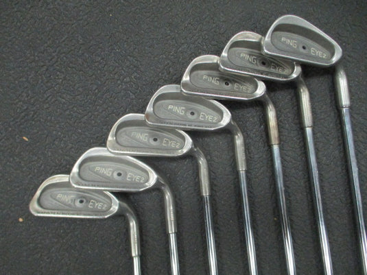 Used Ping Eye 2 Black Dot Iron Set 2-9 (Missing 7 Iron)