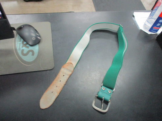 Used Adult Green Baseball Belt