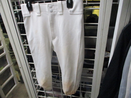 Used Mizuno White Baseball Pants Size Youth Large