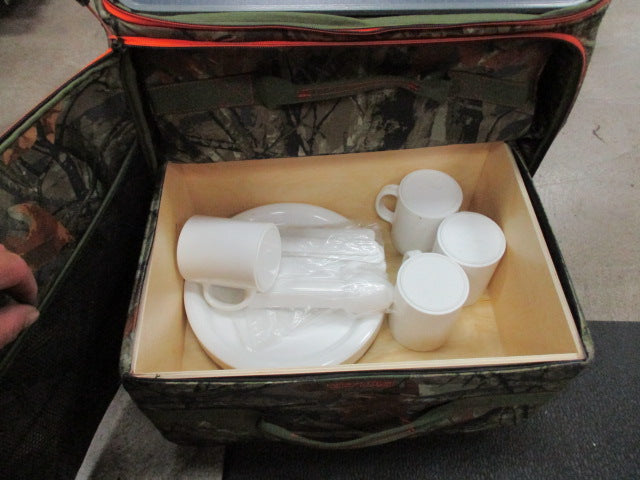 Load image into Gallery viewer, Used Ozark Trail Cooler And Storage Box W/ Kitchen Wear
