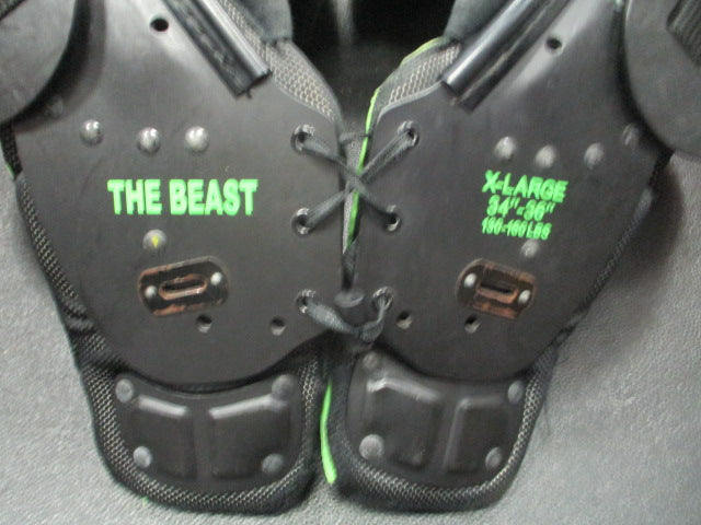 Load image into Gallery viewer, Used Buddys All Star The Beast Youth X-Large 34&quot;-36&quot; Football Shoulder Pads
