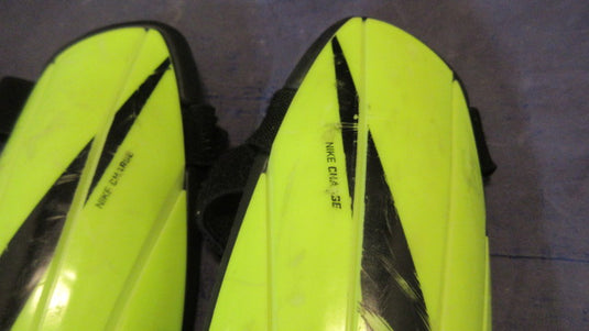 Used Nike Charge Shin Guards Youth Size Small - tear on sock