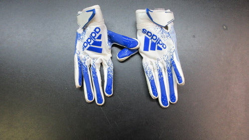 Used Adidas Football Receiver Gloves  - Youth Medium