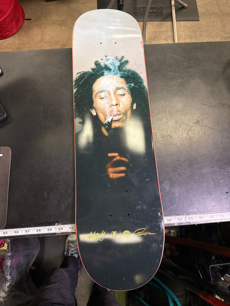 Load image into Gallery viewer, Used Primitive x Bob Marley 32" Skateboard Deck
