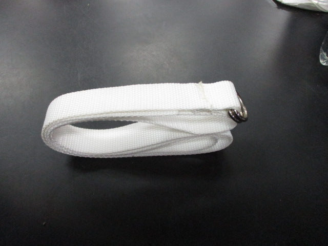 Load image into Gallery viewer, Simple White Web 47 1/8&quot; Football Belt

