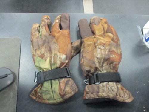 Used Camo Snow Gloves Size Mens XL - Has Wear