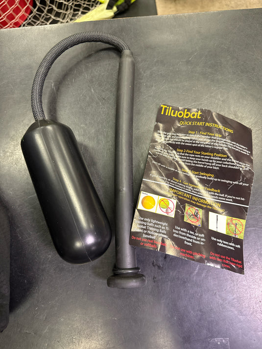 Used Tiluobat Swing Trainer Set Complete with Bat and 12 Balls