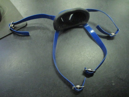 Used Battle Blue Football Chin Strap
