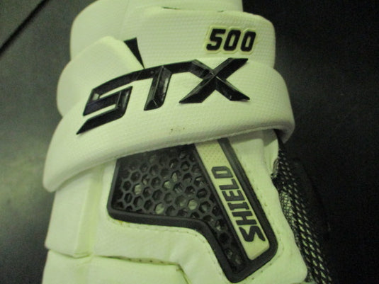 Used STX 500 Shield Lacrosse Goalie Gloves
