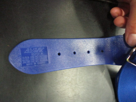 Used All Star Blue Adult Baseball Belt