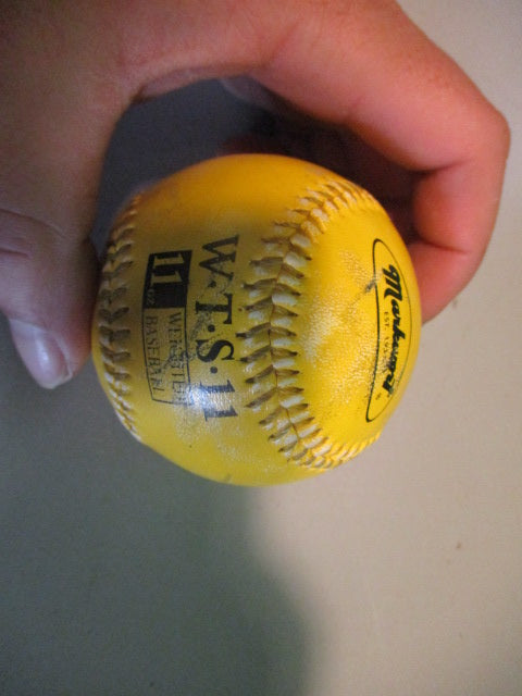 Used Markwort Weighted Baseball with Synthetic Cover 11 Ounces Training Ball