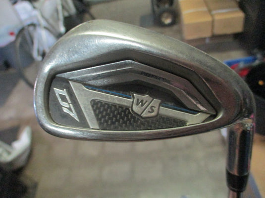 Used Wilson staff D7 IRON SET RH 5-PW-SW-GW Steel Shaft