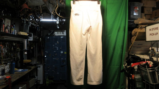 Used Rawlings Open Bottom Baseball pants Youth XL - White