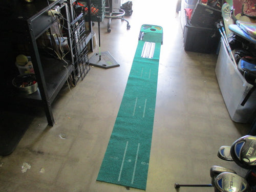 Used Golf Putting Mat Indoor & Outdoor With Return Tracks