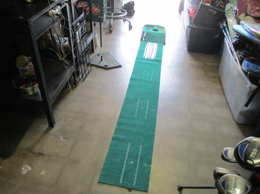Used Golf Putting Mat Indoor & Outdoor With Return Tracks